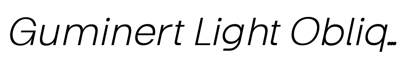 Guminert Light Oblique